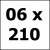 BROCA SDS PLUS 12 06 X 210MM