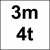 CINTA DE ELEVAÇÃO DE 4 TON - 3MT REF SX-04 (ASTRO)