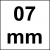 CHAVE COMBINADA 01 07MM (GEDORE)