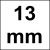 CHAVE COMBINADA 02 13MM (ROBUST)