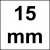 CHAVE COMBINADA 01 15MM (GEDORE)