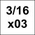 CHAVE FENDA 01 3/16x03 (GEDORE)