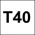 CHAVE ALLEN TIPO TORX 01 T40 43TX (GEDORE)
