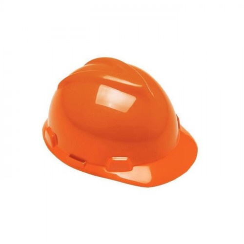 CAPACETE SEGURANCA 02 LARANJA C/CARNEIRA E JUGULAR 311865 (MSA)