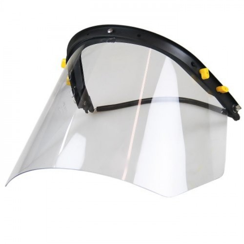 SUPORTE COM VISOR INCOLOR PARA CAPACETE (CARBOGRAFITE)