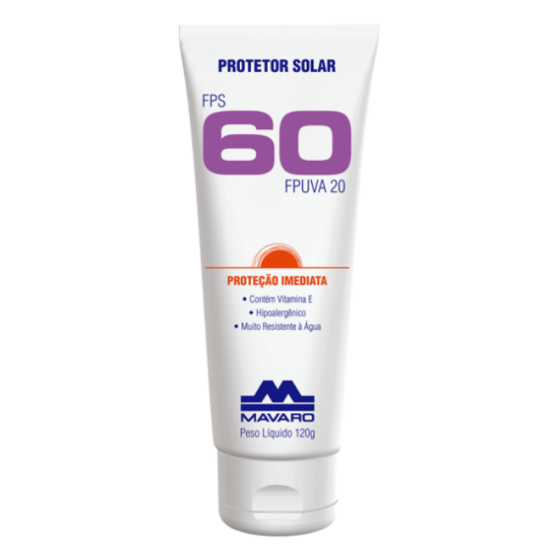 PROTETOR SOLAR FPS 60 120G (MAVARO)