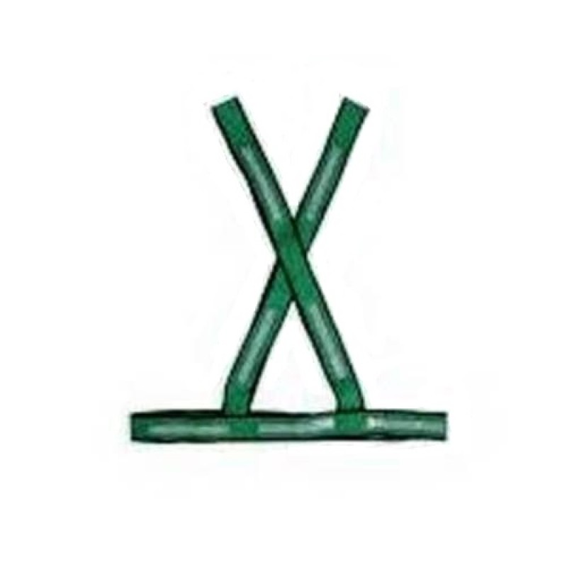 COLETE SINALIZAÇÃO X VERDE/PRA (STEELFLEX)