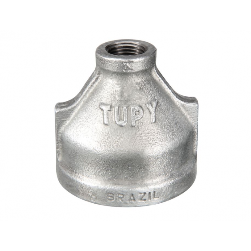 LUVA DE REDUÇÃO 1 X 1.2" GALVANIZADO (TUPY) 