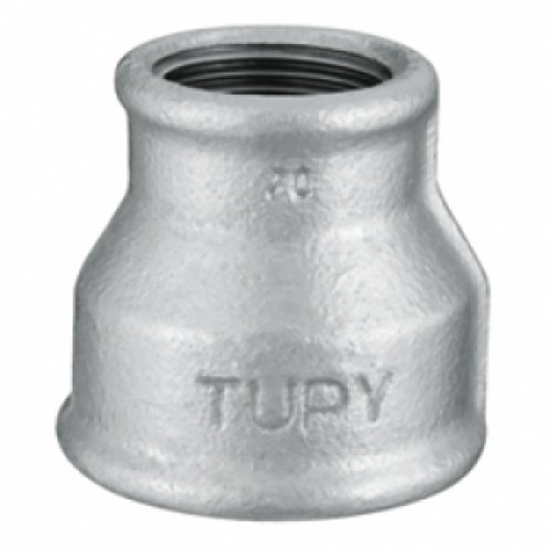 LUVA DE REDUÇÃO 3/4 X 1/2 GALVANIZADO (TUPY)