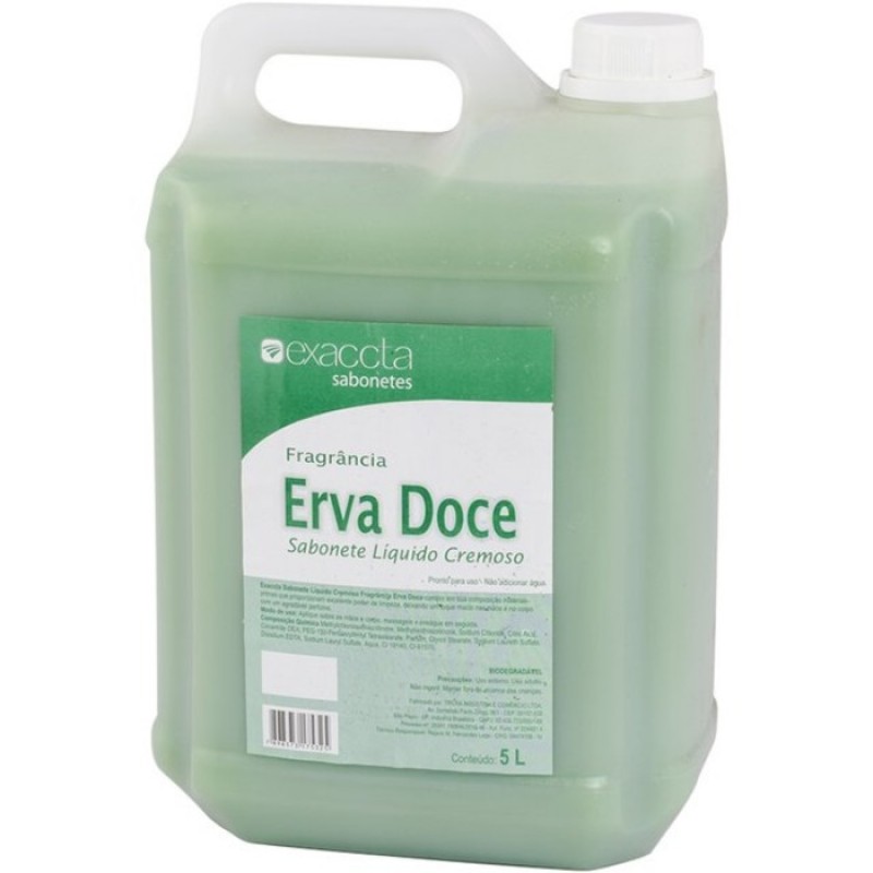 SABONETE CREMOSO ERVA DOCE 5 LTS E-5000ED (EXACCTA)