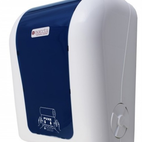 DISPENSER P/ PAPEL TOALHA INTERF.BRANCO/AZUL E-DINT204 (EXACCTA)