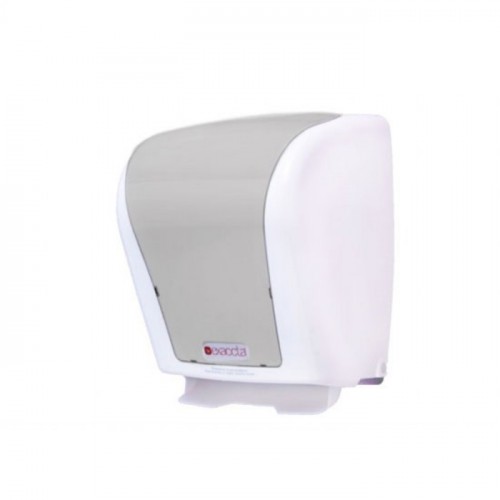 DISPENSER P/ PAPEL TOALHA INTERF.BRANCO/CROMADA E-DINT205 (EXACCTA)