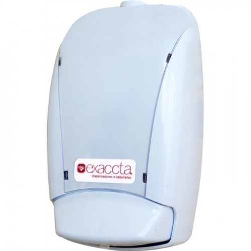 DISPENSER P/ SABONETE  C/ RESERV. BRANCO/CROMADA E-DSER226 (EXACCTA) 