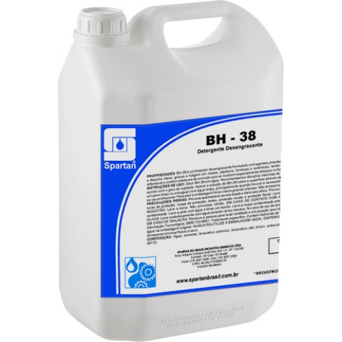 DETERGENTE E DESENGRAXANTE BH 38 MG 5 LTs (SPARTAN)