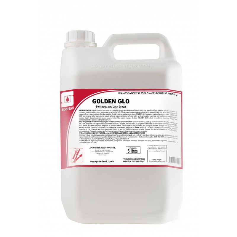 DETERGENTE GOLDEN GLO  5LTs (SPARTAN)