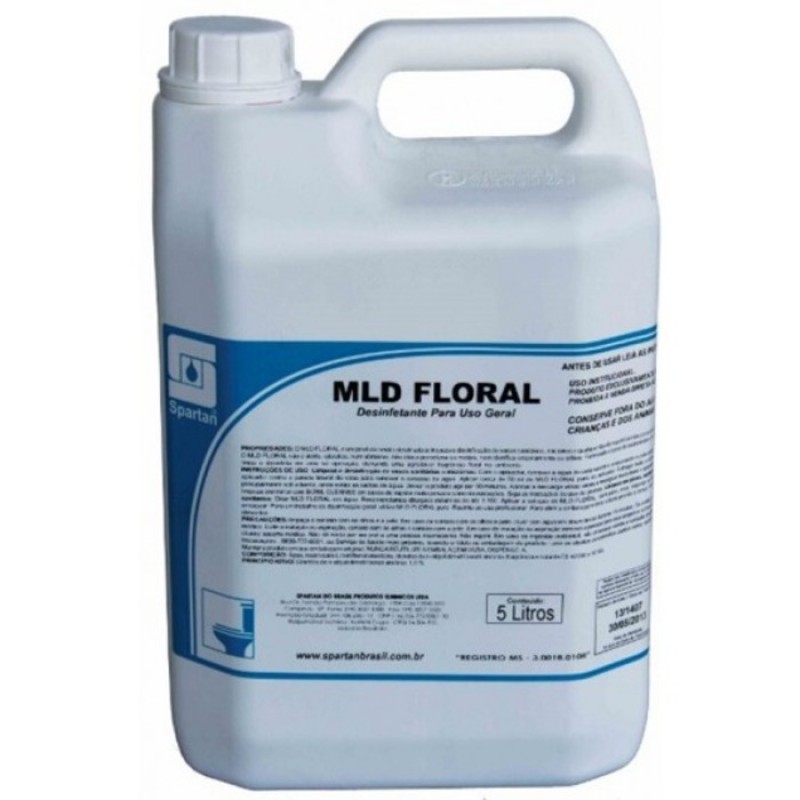 DESINFETANTE MLD FLORAL 5LTs (SPARTAN)