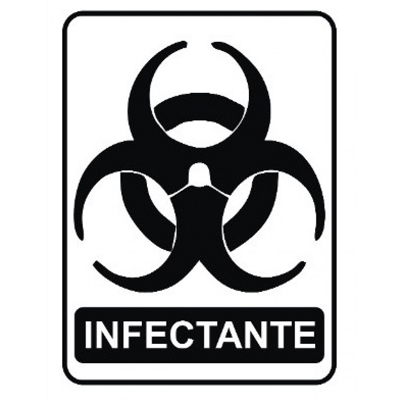 ADESIVO PARA COLETA SELETIVA LIXO INFECTANTE (MULTPLACAS)