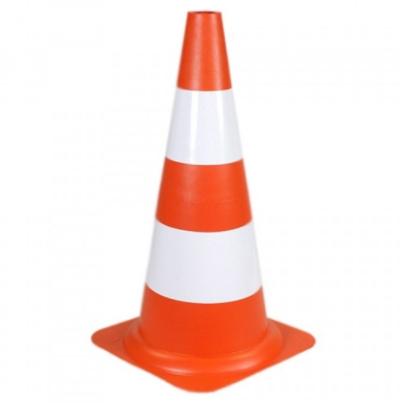 CONE SINALIZAÇÃO PVC 75 CM LA/BR (KTELI)